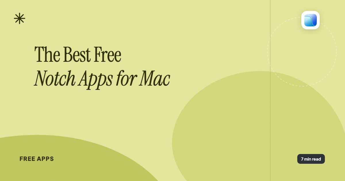 The best free notch apps for Mac (2026) - Abstract cover