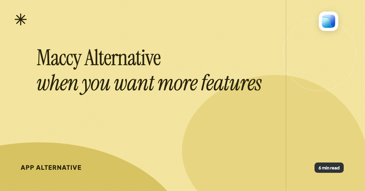 Maccy alternative for Mac - Abstract cover