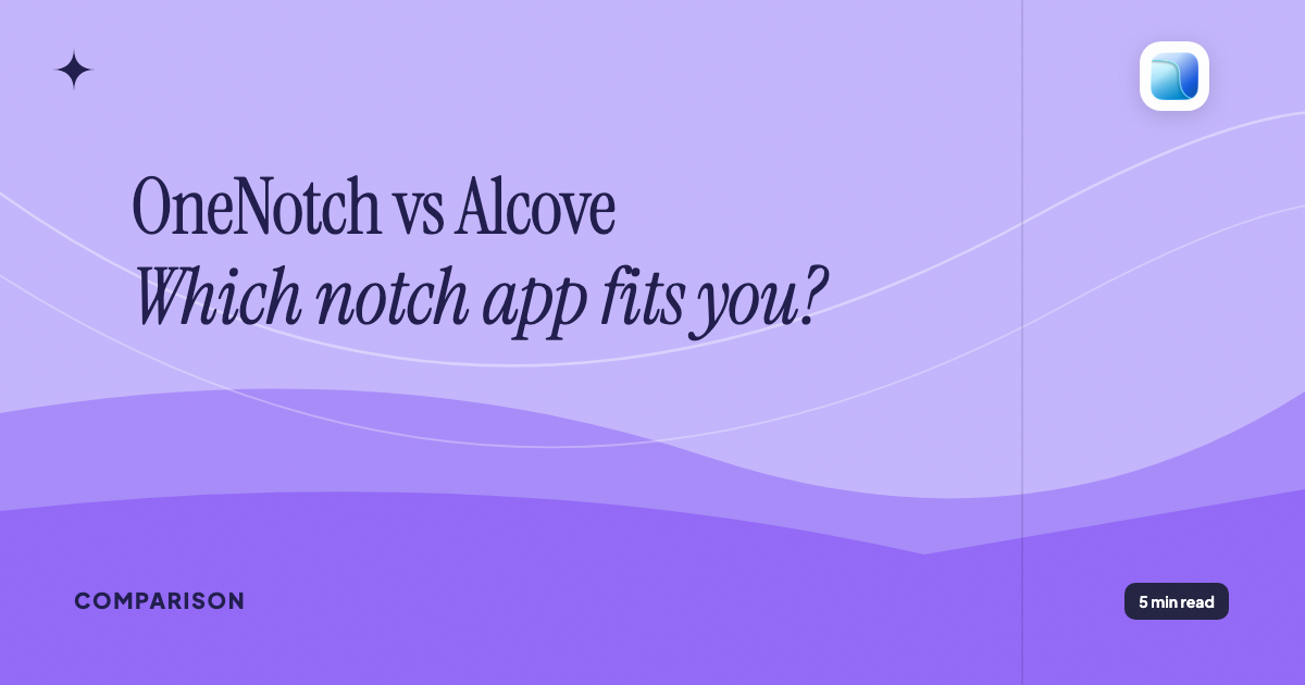 OneNotch vs Alcove - Abstract cover