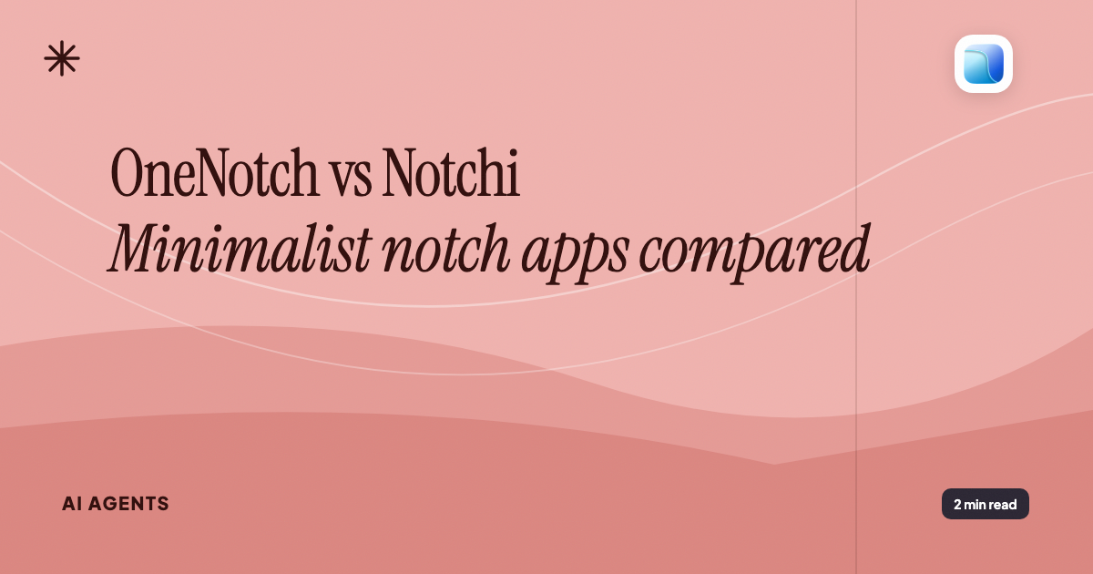 OneNotch vs Notchi - Abstract cover