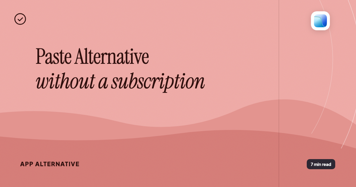 Paste alternative for Mac - Abstract cover