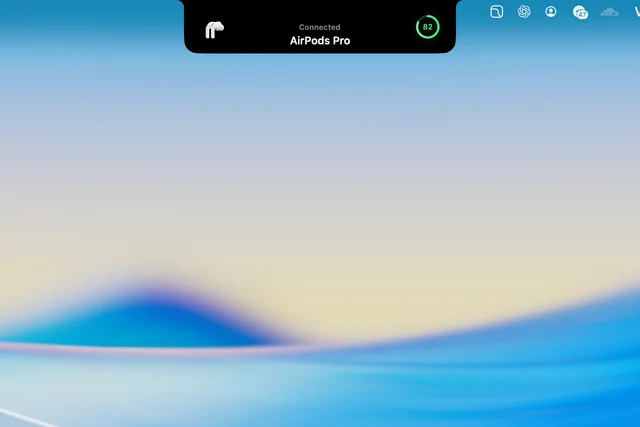 AirPods connected